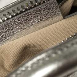 Pre Owned حقيبة ساتشل جيفنشي انتيغونا جلد فضي صغيرة