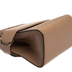 Pre Owned حقيبة كروس جيفنشي نانو هوريزون جلد بيج