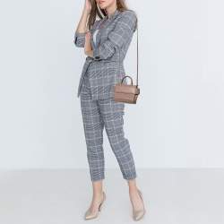 Pre Owned حقيبة كروس جيفنشي نانو هوريزون جلد بيج