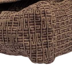 Givenchy Metallic Brown Monogram Fabric and Leather Messenger