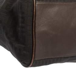 Givenchy Black/Brown Monogram Canvas and Leather Tote