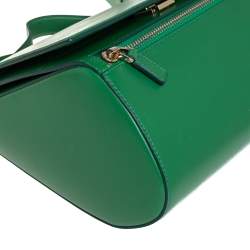 Pre Owned Givenchy Green Leather Medium Pandora Box Bag