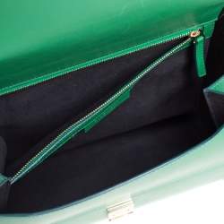 Pre Owned Givenchy Green Leather Medium Pandora Box Bag