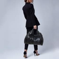 Pre Owned Givenchy Black Leather Elschia Billy Hobo