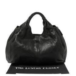 Pre Owned Givenchy Black Leather Elschia Billy Hobo