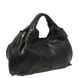Pre Owned Givenchy Black Leather Elschia Billy Hobo