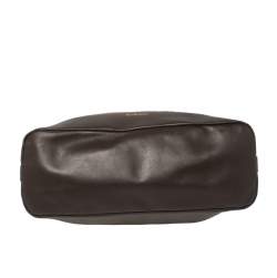 مملوكة مسبقًا حقيبة ساتشل جيفنشي جلد وكانفاس مونوغرامي بني شيكولاته