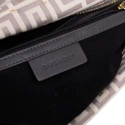 Givenchy Beige/Grey Monogram Canvas and Leather Satchel