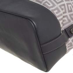 Givenchy Beige/Grey Monogram Canvas and Leather Satchel