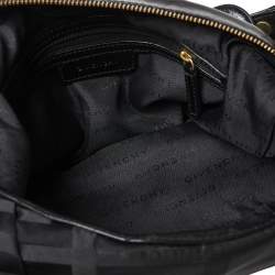 Pre Owned Givenchy Black Monogram Canvas and Leather Hobo