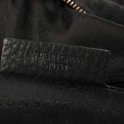 Pre Owned Givenchy Black Monogram Canvas and Leather Bucket Hobo