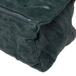 مملوكة مسبقًا حقيبة كلتش جيفنشي باندورا جلد ممزق أزرق مخضر