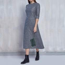 مملوكة مسبقًا حقيبة كلتش جيفنشي باندورا جلد ممزق أزرق مخضر