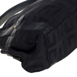Givenchy Black Signature Canvas and Leather Satchel