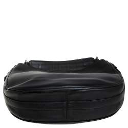 Pre Owned Givenchy Black Leather Medium Obsedia Hobo