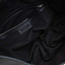 Pre Owned Givenchy Black Leather Medium Obsedia Hobo
