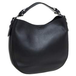 Pre Owned Givenchy Black Leather Medium Obsedia Hobo