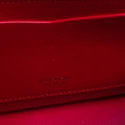 Pre Owned حقيبة كتف جيفنشي جلد أحمر ذات قلاب