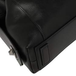 Pre Owned Givenchy Black Leather Small Antigona Satchel