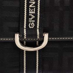Pre Owned Givenchy Black Monogram Fabric and Leather French Wallet