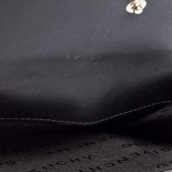 Pre Owned Givenchy Black Monogram Fabric and Leather French Wallet