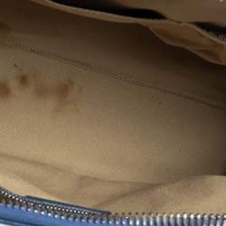 Pre Owned Givenchy Blue Leather Medium Antigona Satchel 