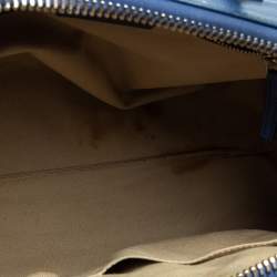 Pre Owned Givenchy Blue Leather Medium Antigona Satchel 