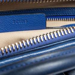 Pre Owned Givenchy Blue Leather Medium Antigona Satchel 