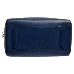 Pre Owned Givenchy Blue Leather Medium Antigona Satchel 