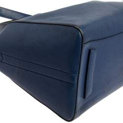 Pre Owned Givenchy Blue Leather Medium Antigona Satchel 