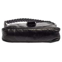 Pre Owned Givenchy Black Leather Baguette