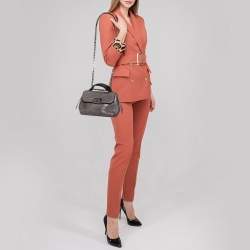 Pre Owned حقيبة جيفنشي جلد لؤلؤ عتيق صغيرة ID