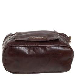 ممل�وكة مسبقًا Givenchy Dark Brown Leather Hobo