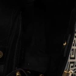 Pre Owned Givenchy Black/White Monogram Canvas and Leather Tote