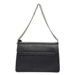مملوكة مسبقًا Givenchy Black Leather GV3 Crossbody Bag