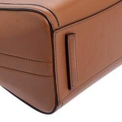 Pre Owned Givenchy Brown Leather Mini Antigona Satchel
