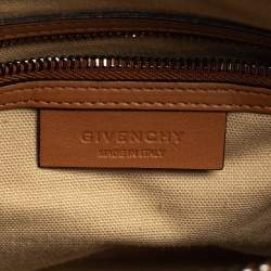 Pre Owned Givenchy Brown Leather Mini Antigona Satchel