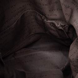 Pre Owned Givenchy Beige/Brown Monogram Canvas and Leather Shoulder Bag