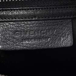 Givenchy Black Leather Mini Chain Animation Lucrezia Duffel Bag
