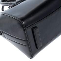 Pre Owned Givenchy Black Leather Mini Antigona Satchel