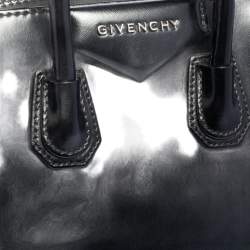 Pre Owned Givenchy Black Leather Mini Antigona Satchel