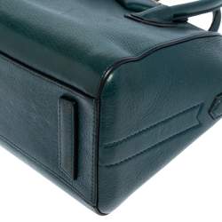 Pre Owned حقيبة ساتشل جيفنشي انتيغونا جلد أخضر داكن صغيرة
