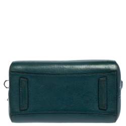 Pre Owned حقيبة ساتشل جيفنشي انتيغونا جلد أخضر داكن صغيرة