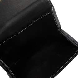 Pre Owned محفظة جيفنشي مضغوطة كانفاس مونوغرامي أسود/ رمادي