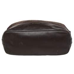 Pre Owned Givenchy Brown Monogram Canvas And Leather Hobo