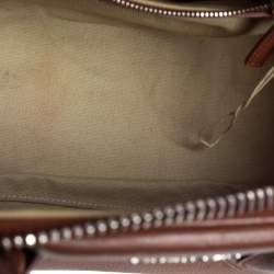 Pre Owned Givenchy Brown Leather Small Antigona Satchel