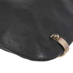 Pre Owned Givenchy Grey Leather Hobo