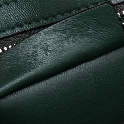 Pre Owned حقيبة كروس جيفنشي جلد خضراء بقلاب قصة 