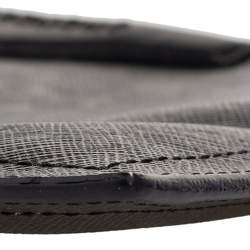 مملوكة مسبقًا Givenchy Black Coated Canvas Rottweiler Face Clutch