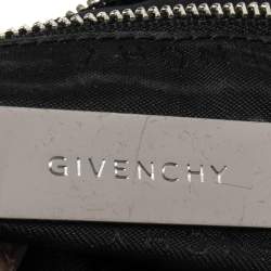 Pre Owned Givenchy Black Monogram Nylon Hobo